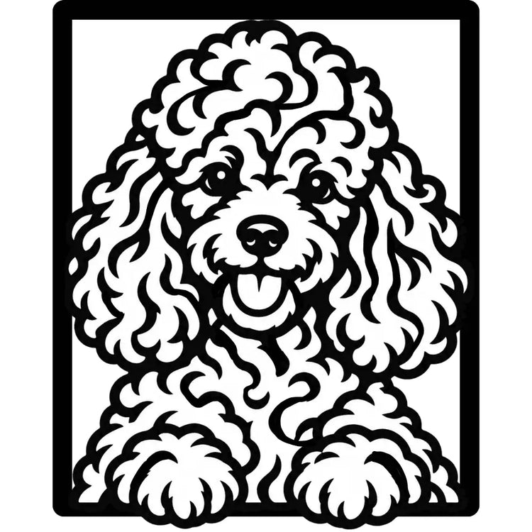 Cuadro Poodle