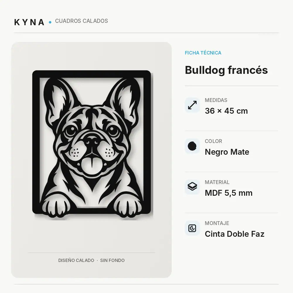 Cuadro Bulldog Frances