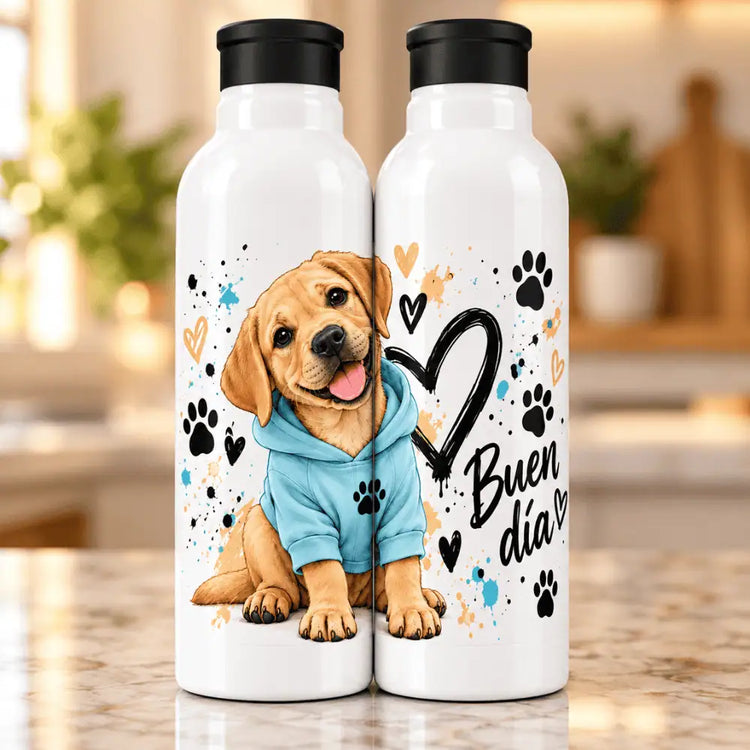 Botella Aluminio 650 ml Labrador Tierno