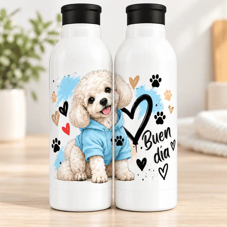 Botella Aluminio 650 ml Poodle Tierno