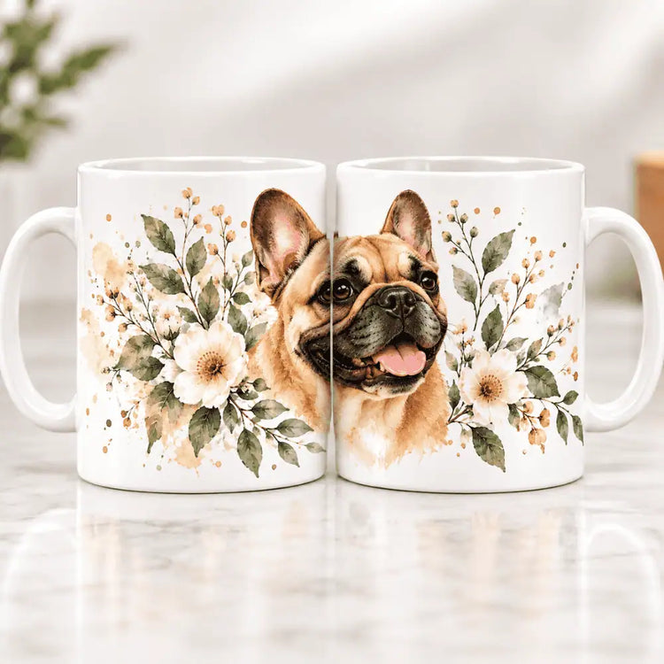 Tazón Bulldog Frances Elegante