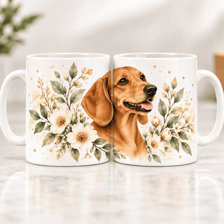 Tazón Dachshund Elegante