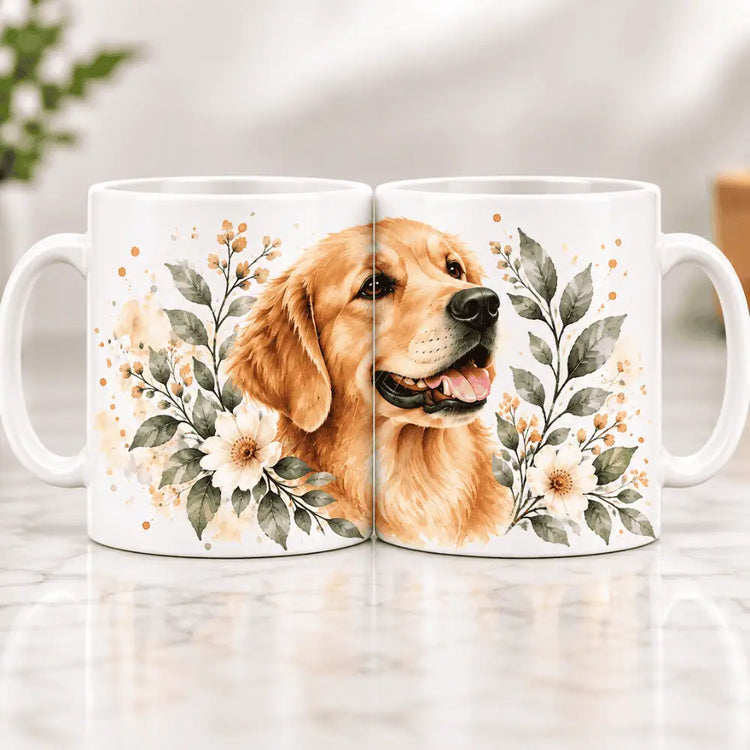 Tazón Golden Retriever Elegante