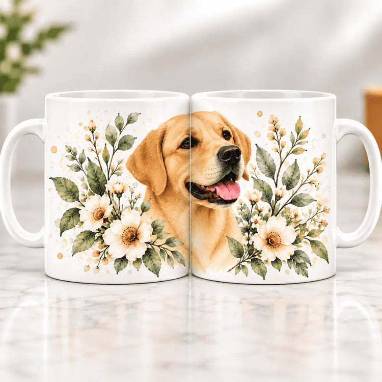 Tazón Labrador Elegante