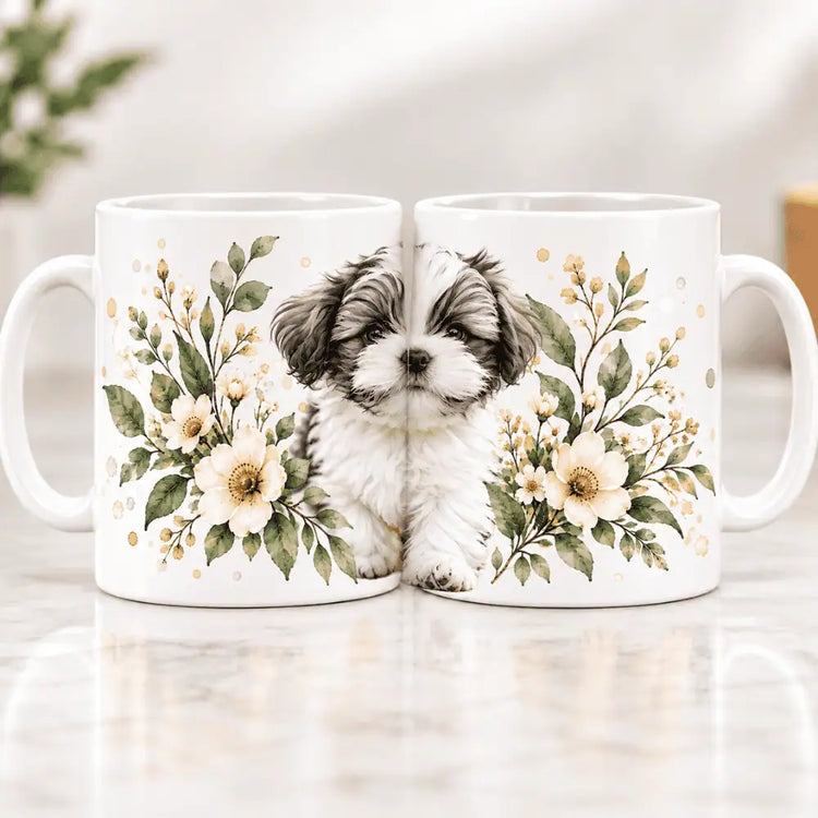 Tazón Shih Tzu Elegante