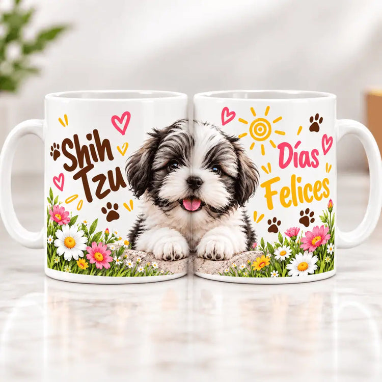 Tazón Shih Tzu Feliz