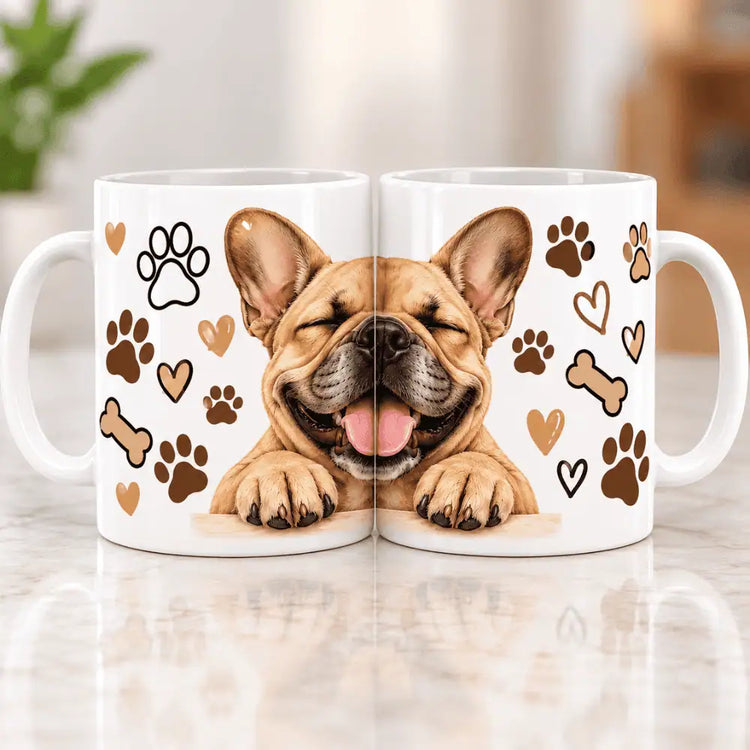 Tazón Bulldog Frances Juguetón