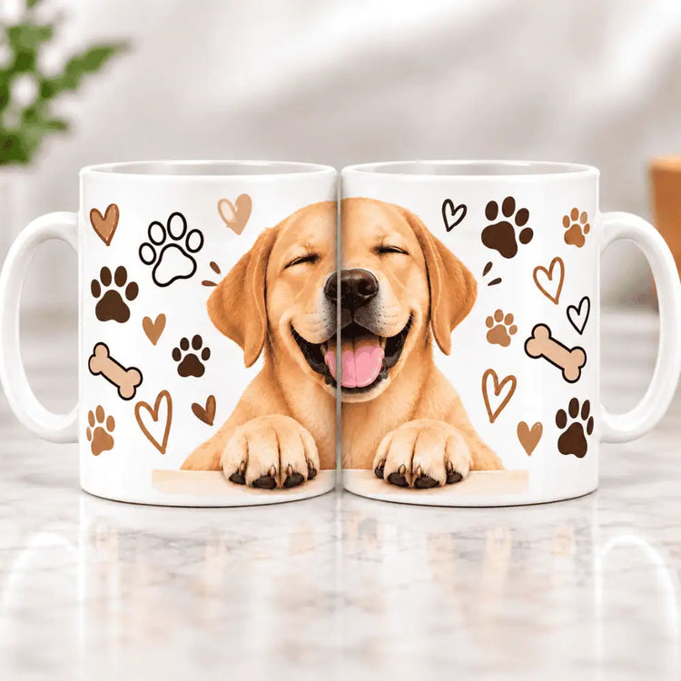 Tazón Labrador Juguetón